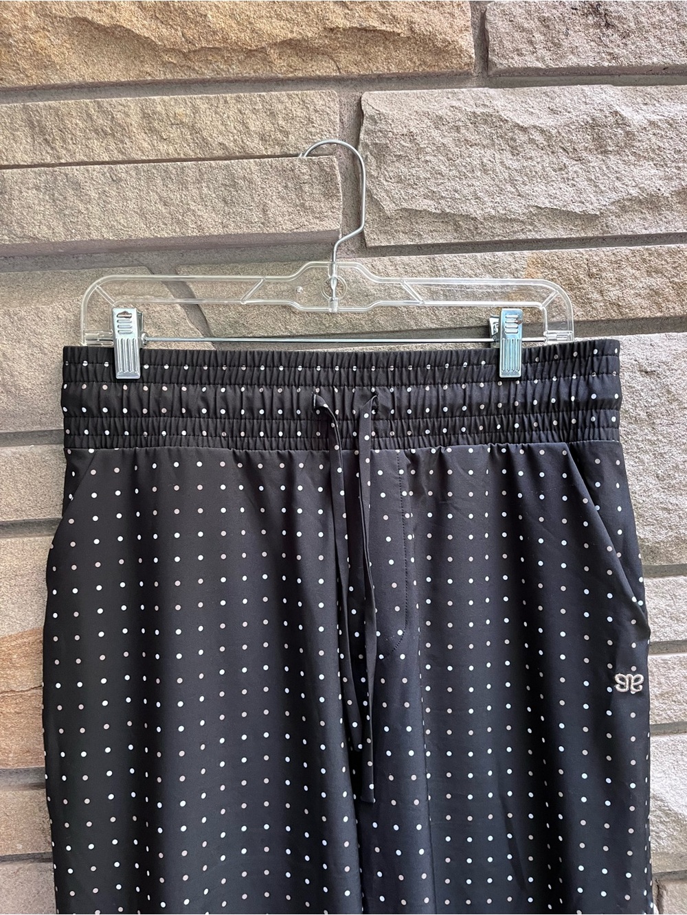 Albion Wide Leg Pants Dotty Black Medium - Picture 6 of 13